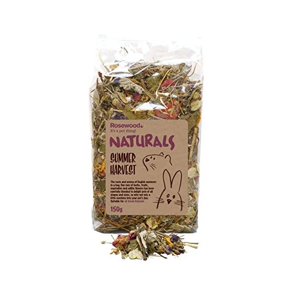 Rosewood-Naturals-Small-Animal-Treats-Summer-Harvest-150-g Rosewood Naturals Summer Harvest, Rabbit Treats & Small Animal Treats, 150g