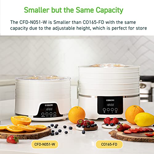 COSORI Food Dehydrator for Jerky, Small Dehydrated Dryer Machine, 350W