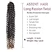 22 Inch 7 Packs Passion Twist Hair Long Inch Crochet Braids Hair Water Wave for Passion Twist Braiding Hair Extensions (T30)
