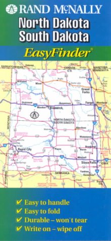 Rand McNally North Dakota/South Dakota Easyfinder Map (Rand McNally Easyfinder)
