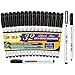 June Gold 32 Black Dry Erase Whiteboard Markers, Fine/Bullet Tip, Slim Barrel, Low Odor & Vivid Lines