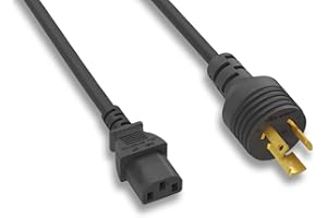 RiteAV Heavy Duty Locking Power Cord L5-15/C13 14AWG 15A 125V 6FT