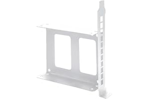 NonMiFyR Holder Internal Disk Drive Mounting Kit SSD Adapter HDD Mounting Bracket, 2.5inch White