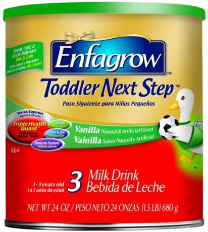Enfagrow Toddler Next Step Vanilla, for Toddlers 1 Year and Up 72 Ounce by Enfagrow PREMIUM