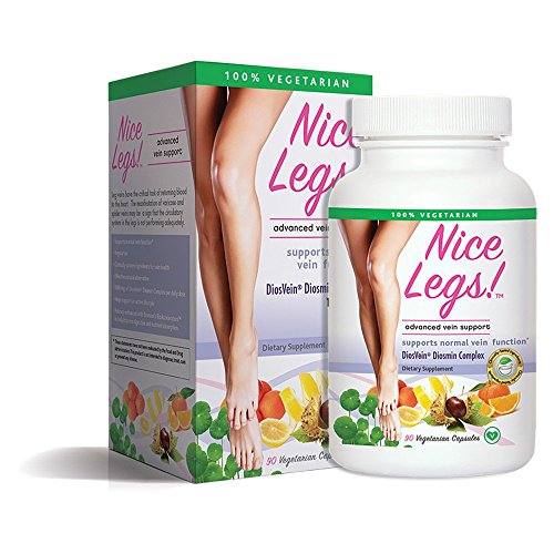 Nice Legs! Diosmin Complex Vein Support with Hesperidin (DiosVein), 90 Tablets Nice Legs! Diosmin Complex Vein Support with Hesperidin (DiosVein), 90 Tablets