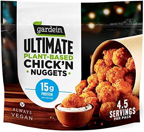 Gardein Ultimate Plant-Based Chick'n Nuggets, Vegan, Frozen, 14.7 Oz