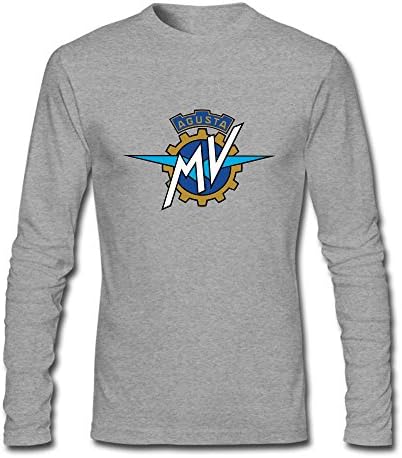 Fashion Design Motorcycles Logo MV Agusta Motor Men's Long Sleeve T-Shirt