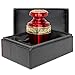 Trupoint Memorials Small Urns for Human Ashes Keepsake, Decorative Mini Cremation Urn for Adult Men and Women, Small Grecian Red and Gold