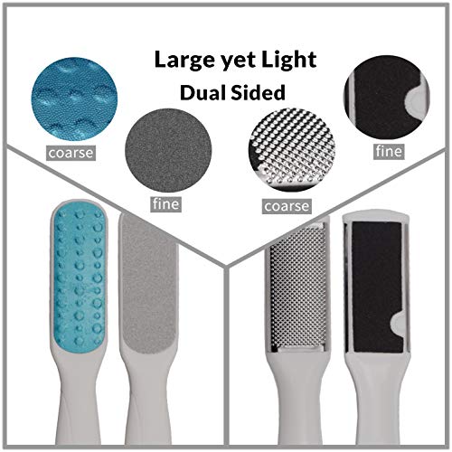 Pedicure Set Professional 18 In 1 - Foot Rasp Callus Remover for Foot Care Kit, Stainless Steel Manicure Pedicure Kit Tools for Women at Home