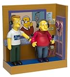 The Simpsons Exclusive Playset KBBL Radio Station with Bill and Marty
