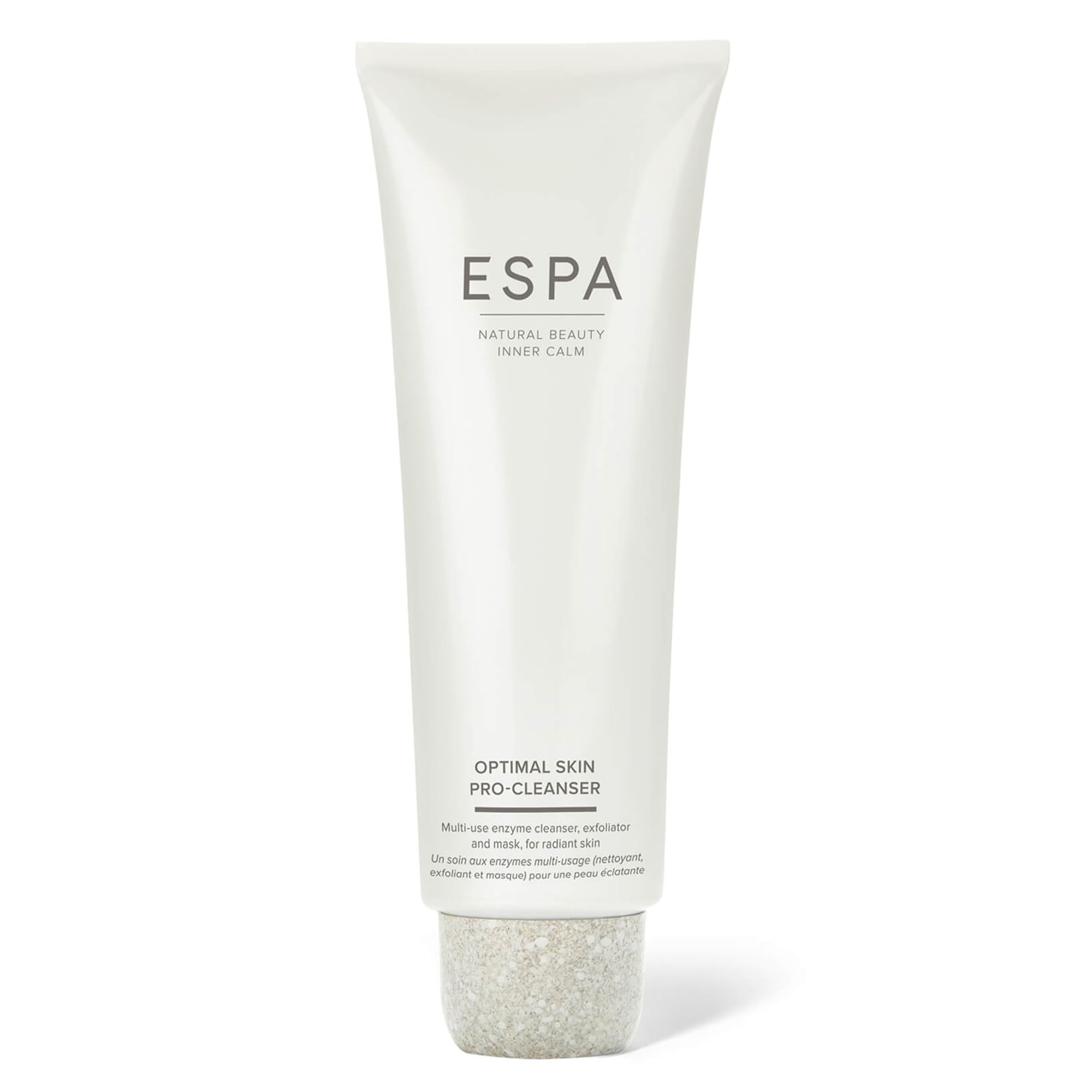 ESPA | Optimal Skin Pro-Cleanser Supersize | 200ml | 3-in-1: Cleanser, Exfoliator and Mask | Visibly Smoothes, Brightens & Hydrates | Pumpkin Enzymes, Jojoba Spheres & Essential Oils