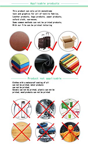 MIPON 2 Packs 11.8" x 10ft Adhesive Heat Transfer Vinyl Roll for T-Shirts,Hats, Clothing,Heat Press Machines Transfer Paper(White and Black)