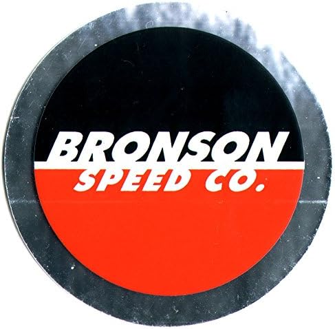 Bronson Speed Co. Skateboard Bearings Sticker skate snow surf board bmx guitar