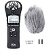 Zoom H1n Handy Portable Digital Recorder Bundle with Movo Deadcat Furry Outdoor Windshield