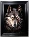 Those Flipping Pictures Lone Wolf 3D Framed Wall Art-Lenticular Technology Causes The Artwork to Have Depth and Move-Hologram Style Images-Holographic Optical Illusions