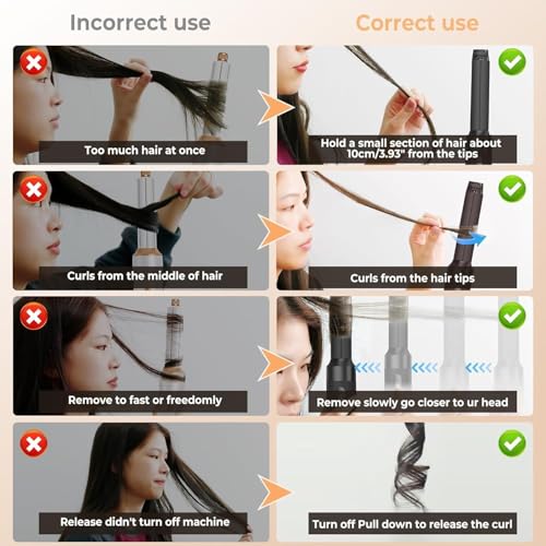 7 in 1 Hair Dryer Brush, Hot Air Brush 110000 RPM High Speed Hair Dryer with Detachable Hair Styling Tools, Ionic Hair Dryer, Air Curling Iron, Curling Brush, Hair Straightener Brush (Black)