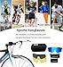 HTTOAR Cycling Glasses Sports Sunglasses with 3 Interchangeable Lenes for Men Women (Black blue)