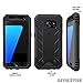 Poetic Galaxy S7 Case, Revolution Series [Premium Rugged][Shock Absorption & Dust Resistant] Complete Protection Hybrid Case w/Built-in Screen Protector for Samsung Galaxy S7 (2016) Black
