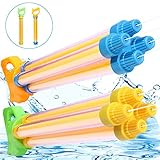 TNELTUEB Water Guns Super Water Blaster Soaker Gun Summer Fun Outdoor Swimming Pool Games Toys for Boys Girls Adults (2 Pack )