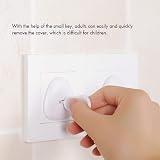 EUDEMON Three-Hole Socket Covers 18 Pack White Safety Outlet Plugs UK Three Pin view 5