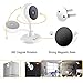 miSafes 720p Video Baby Monitor Wireless Smart Camera Indoor Pets Nanny Cam Two-Way Talk Audio Motion APP Remote View (White)