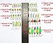 Krazywolf 45 Pieces Glow in Dark Ice Fishing Jig Kit