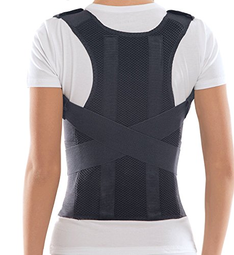 TOROS-GROUP Comfort Posture Corrector Shoulder and Back Brace Support Lumbar Support for Men and Women Small