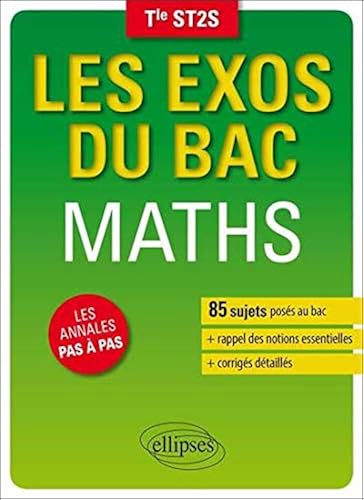 Download Les Exos du Bac Maths Terminale ST2S PDF