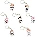 PDTXCLS XGATML Cute Cartoon Kpop Bangtan Boys Bangtan Boys Keychain Key Ring Hot Gift for A.R.M.Y, 7Pcs/Set (H01)