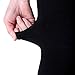 MGANG Medical 20-30 mmHg Compression Stockings for Women & Men, Pair, Thigh High Graduated Compression Socks, Closed Toe, Opaque, Support for Varicose Veins, Edema, DVT, Swelling, Flight, Black M