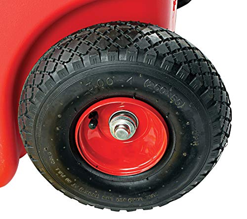 Gas & Go GG-25PFC Red 25-Gallon Rolling Gas Caddy