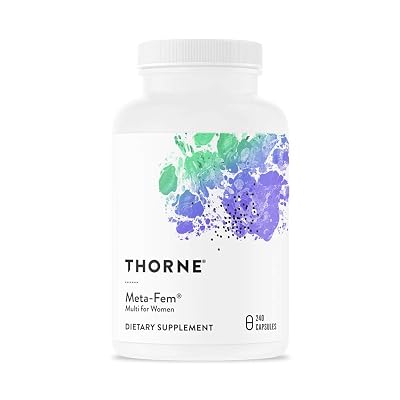 Thorne Research - Meta-Fem - Complete Dietary Supplement for Women of Either Peri- or Postmenopausal Age -240 Capsules