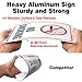 No Smoking Sign,4 Pack No Smoking Metal Reflective Signs - 10 x 7 Inches .040 Rust Free Heavy Duty Aluminum sign - UV Printed With Professional Graphics - Easy To Mount - Indoor & Outdoor use