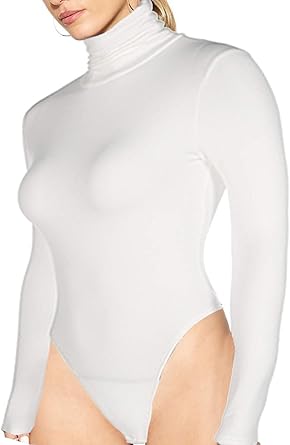 black long sleeve turtleneck jumpsuit