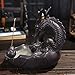 Sea Star Dragon Ceramic Backflow Incense Tower Burner Statue Figurine (1, Dragon)