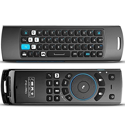 Mele F10 Pro Fly Air Mouse Keyboard Remote Control with Earphone & Micphone 2.4GHz for Android TV Box/IPTV/Motion Sensing Game