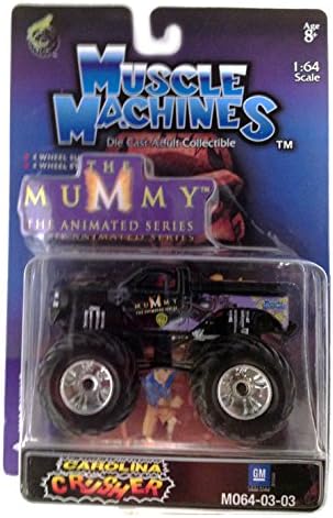 Muscle Machines "Carolina Crusher" Die Cast Monster Truck The Mummy Animated Series 1:64 Scale | 2003