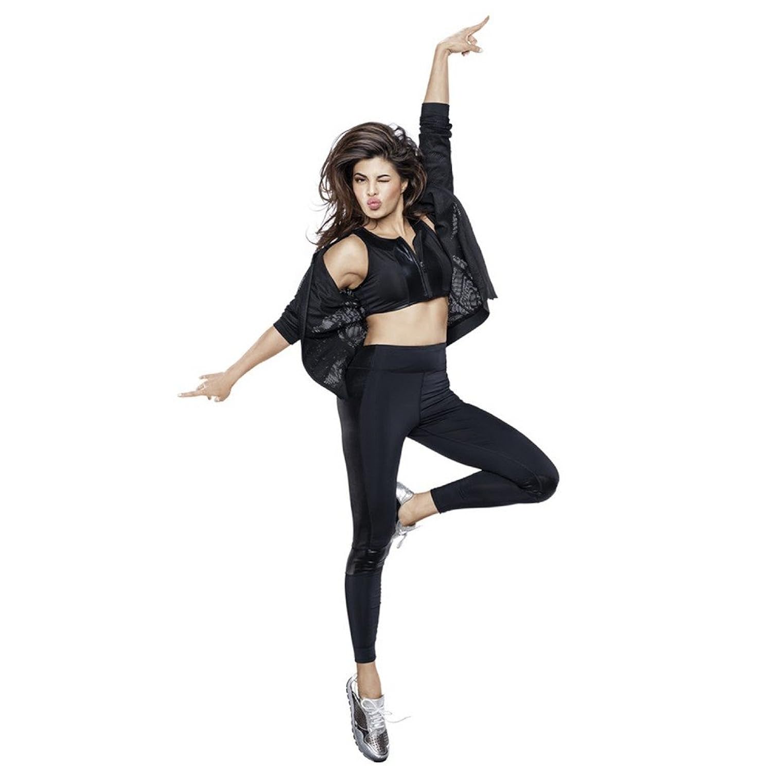 just f by jacqueline fernandez women's sports tights