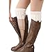 FAYBOX Women's Short Leg Warmer Crochet Boot Cover