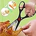 Thiroom 8-Piece Professional colorful Chef Knife Set Stainless Steel and a Non-Stick Coating with Comfort Grip Handles - Including 5 Cooking Knives, Kitchen Shears and a Vegetable Peeler