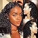 Wowsexy Hair Brazilian Virgin Hair Remy Wigs Curly Lace Front Wigs Human Hair with Baby Hair for Black Women African Americans Wigs Pre Plucked Hairline
