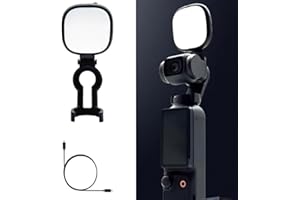 Coyktonty OSMO Pocket 3 Small Auxiliary Light, LED Video Light Auxiliary Lighting Filming Light 180 mAh Rechargeable for DJI Pocket 3