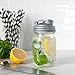 reCAP Mason Lid & Pint Jar, Pint, Regular Mouth, Clear/Silver POUR