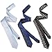 b.m.c BMC Mens 3pc Mixed Design Split Pattern Skinny Tie Fashion Accessories - Set 1 - Spotted