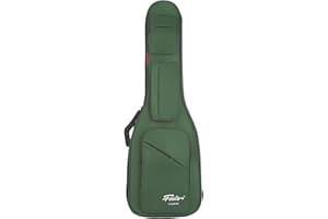 GHOSTFIRE FOALS Phantom Series Electric Guitar Case Colorful Guitar Gig Bag Super thick with Storage Space (DarkGreen, Electric Guitar)