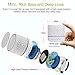 BONBON  Mini Bluetooth Speaker,Wireless Portable Sound Box Subwoofer Speaker with Mic & Colorful LED Light,Support USB/AUX/TF Card/FM Music,White