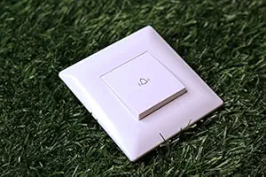 Schneider Electric - Livia White Schneider 10A Bell Push switch (2M) + For Bell Swtich Outside House/Hotel Room