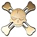 Fidget Hand Spinner Sunvy New Design Skull 4 Winged Brass Hand Fidget Spinner Rainbow Toy EDC Luxury Helps You Focus And Reduce Stress