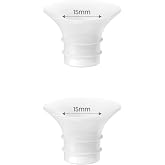 eufy Security Wearable Breast Pump S2/S2 Pro, 15mm Sizing Inserts (2-Pack) | Pump Replacement Parts: Silicone, Easy to Install, Comfortable and Precise Fit for Better suction and Efficient Pumping