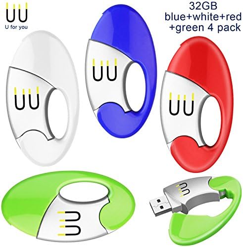 USB Flash Drive waterpoof carabiner usb disk thumb drive high speed usb flash special usb memory stick 32G UU 4 pack